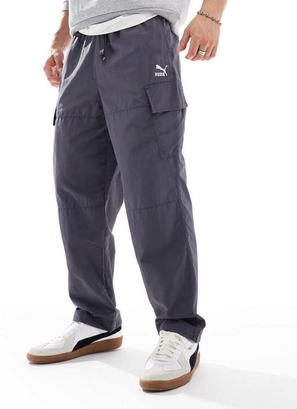 PUMA Classics cargo pants in grey