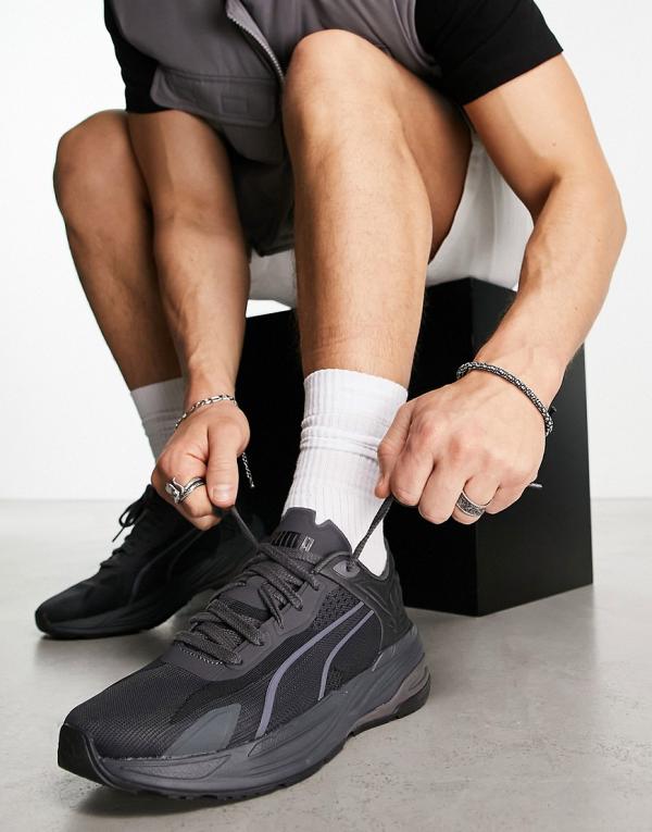 PUMA Extent Nitro Engineered Mesh trainers in charcoal-Grey