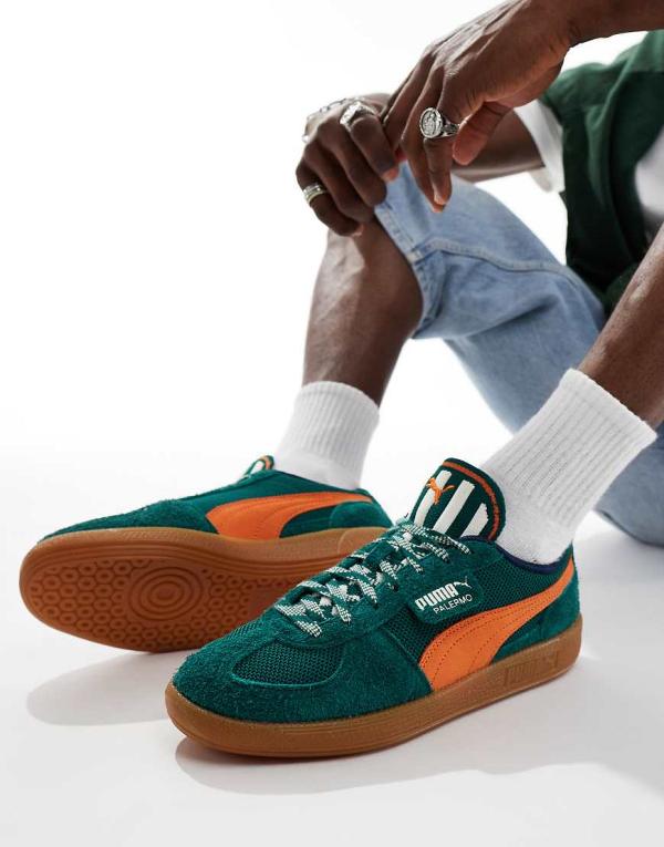 PUMA Palermo Supertifo sneakers in green-Brown