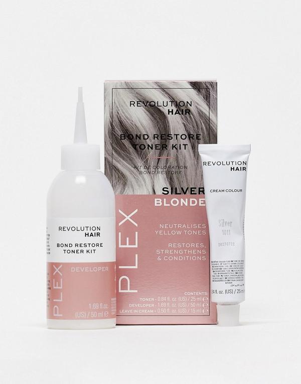 Revolution Haircare Plex Bond Restore Toner Kit - Silver-No colour