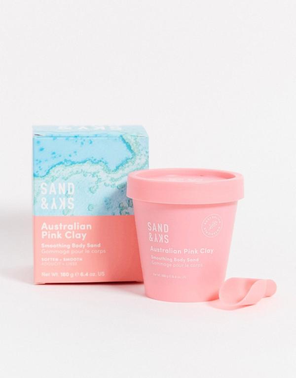 Sand & Sky Australian Pink Clay Smoothing Body Sand 180g-No colour