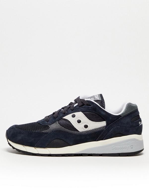 Saucony Shadow 6000 sneakers in navy and grey