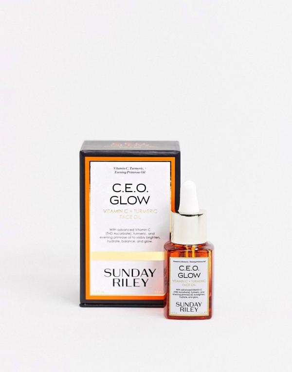 Sunday Riley CEO Glow Vitamin C and Turmeric Face Oil 15ml-Clear