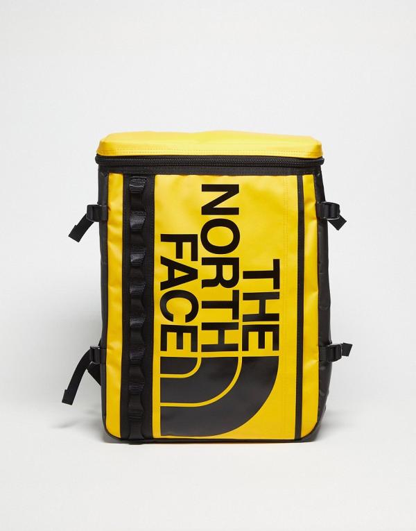 The North Face Base Camp Fuse box 30L backpack in yellow and black
