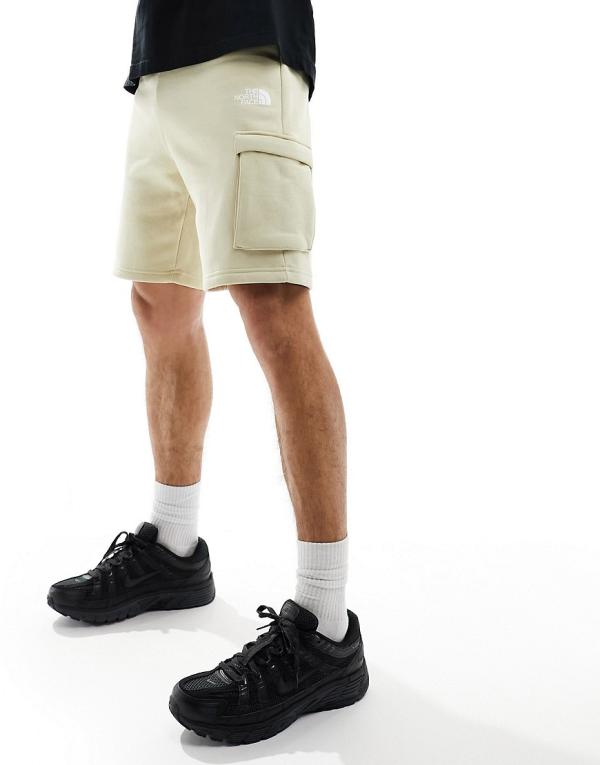 The North Face Icons cargo jersey shorts in beige-Neutra
