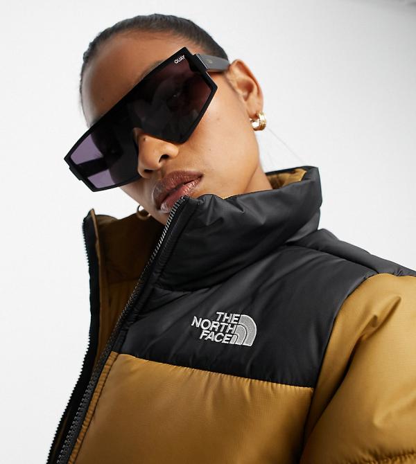 The North Face Saikuru Cropped Puffer Jacket In Black Exclusive At ASOS