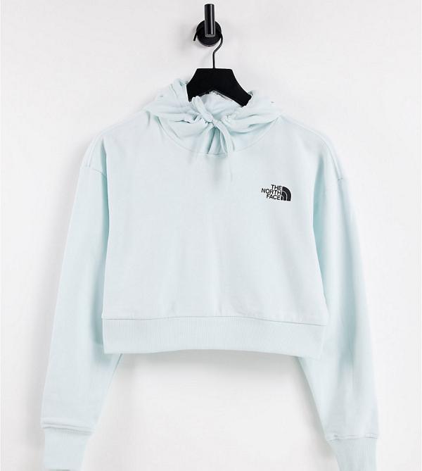 The North Face Trend cropped hoodie in blue Exclusive at ASOS