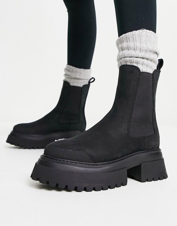 Timberland Sky chelsea boots in black nubuck leather