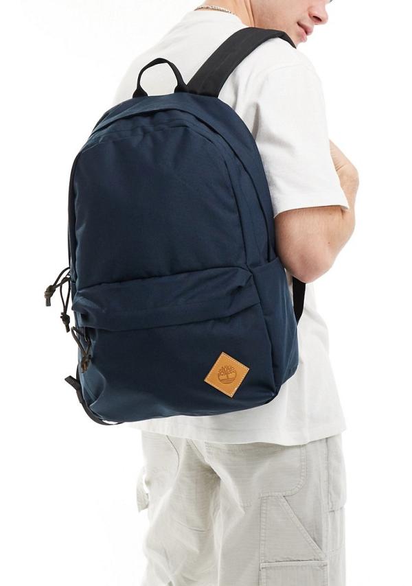 Timberland small logo backpack in navy