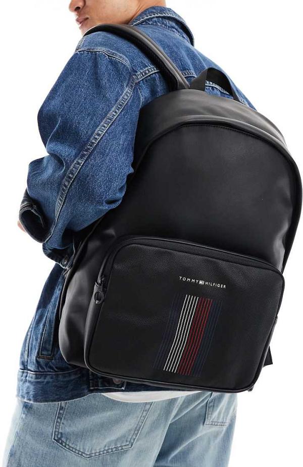 Tommy Hilfiger Foundation backpack in black