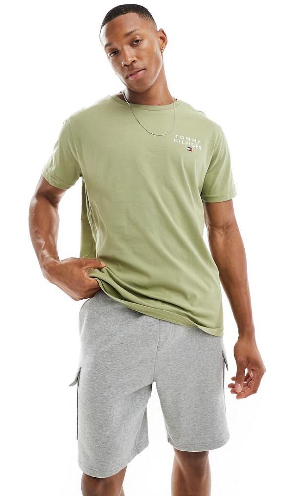 Tommy Hilfiger original lounge t-shirt in olive-Green