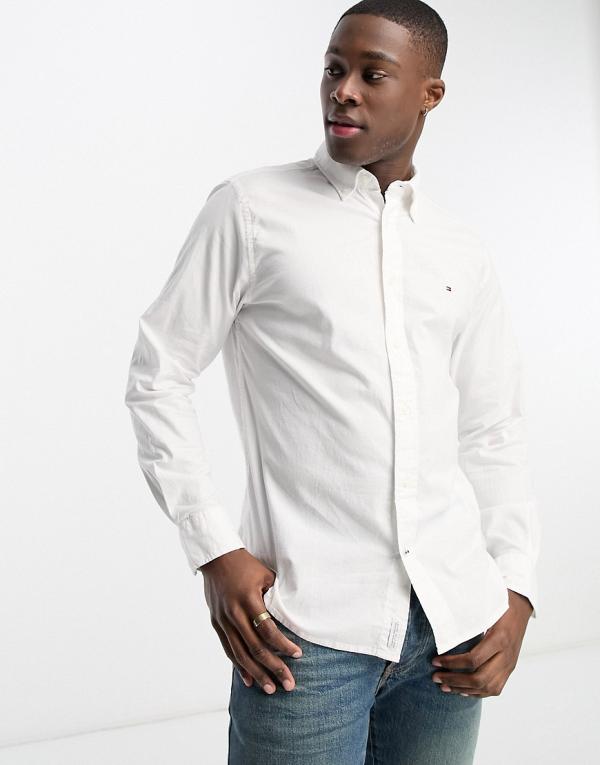 tommy hilfiger slim fit oxford shirt