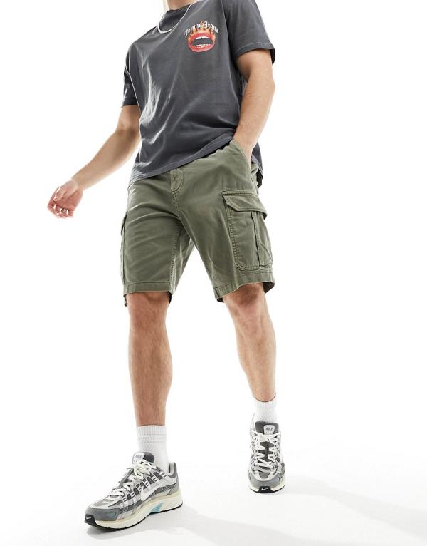 Tommy Jeans Ethan cargo shorts in olive green
