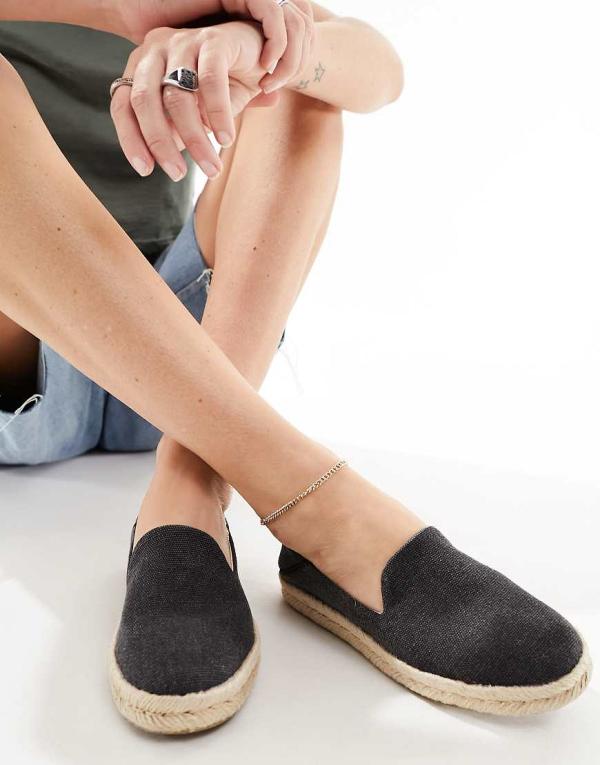 Toms Santiago espadrilles in black