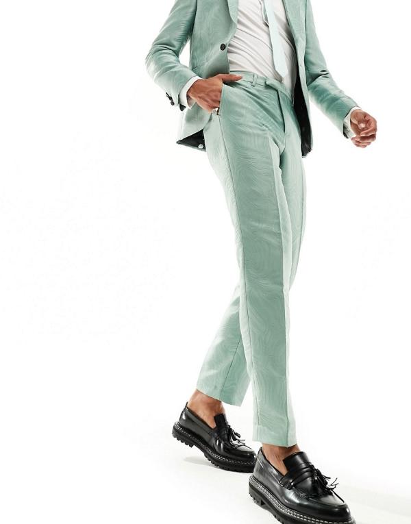 Twisted Tailor Gordimer suit pants in sage green