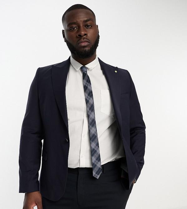 Twisted Tailor Plus Buscot suit jacket in navy