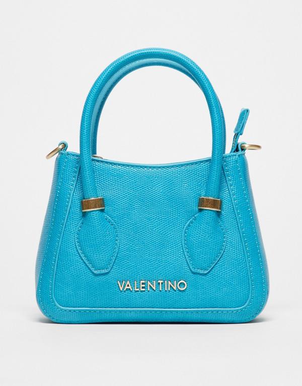 Valentino Montmartre mini handbag with crossbody strap in turquoise-Blue