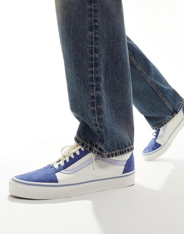 Vans Old Skool sneakers in blue and white-Multi