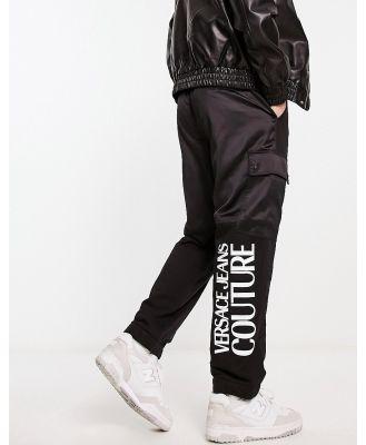 Versace Jeans Couture cargo nylon trackies in black