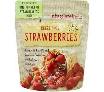 Absolutefruitz Freeze Dried Strawberry - One Punnet 35g