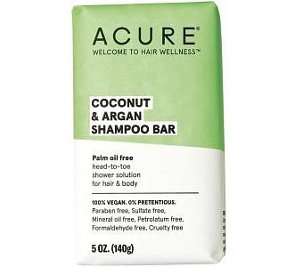 ACURE Coconut & Argan Shampoo Bar 140g
