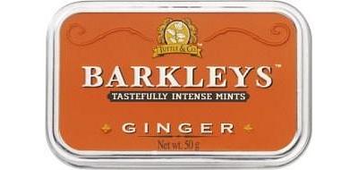 Barkleys Mints Ginger Tin 50g