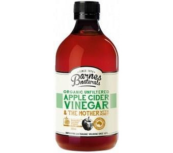 Barnes Naturals Organic Apple Cider Vinegar & Honey & The Mother 500ml