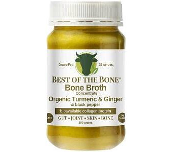 BEST OF THE BONE Bone Broth Beef Concentrate Organic Turmeric & Ginger & Black Pepper 390g