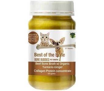 BEST OF THE BONE Bone Buddies Pet Bone Broth Beef Concentrate with Organic Turmeric-Ginger 375g