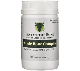 BEST OF THE BONE Whole Bone Complex Natural Calcium & Collagen 120c