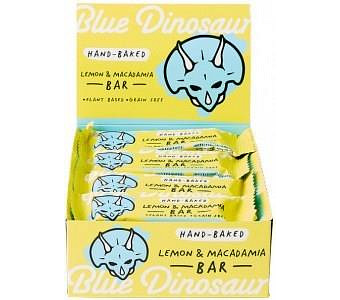 Blue Dinosaur Lemon & Macadamia Bars 12x45g