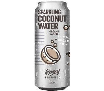 Bonsoy Organic Sparkling Coconut Water 12x320ml Cans