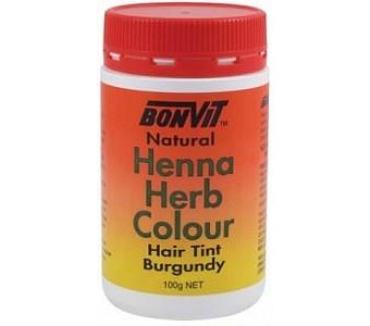 Bonvit Henna Powder Burgundy Hair Tint 100g