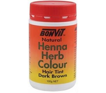 Bonvit Henna Powder Dark Brown Hair Tint 100g