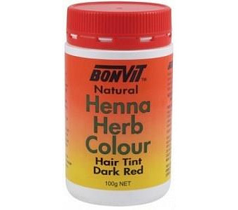 Bonvit Henna Powder Dark Red Hair Tint 100g