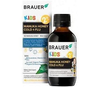BRAUER Kids Manuka Honey Cold & Flu (2+ years) 100ml