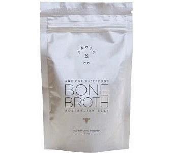 Broth & Co Australian Beef Bone Broth Powder G/F 100g Pouch