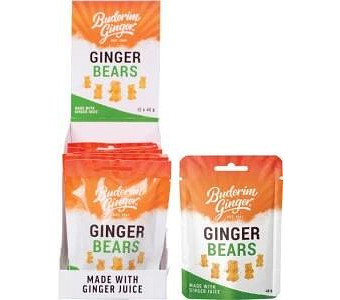 Buderim Ginger Ginger Bears 12x40g