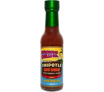 Byron Bay Chilli Co Smoky Chipotle Hot Sauce G/F 150ml