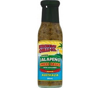 Byron Bay Chilli Green Jalapeno Sauce 250ml