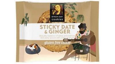 Byron Bay Gluten Free Sticky Date & Ginger 60g x 12