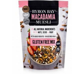 Byron Bay Macadamia Muesli Gluten Free Fruit & Nut 700g