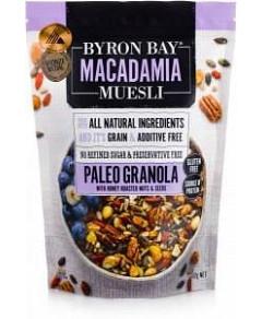 Byron Bay Macadamia Muesli Gluten Free Paleo Granola Honey Roasted 400g