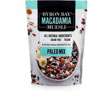 Byron Bay Macadamia Muesli Gluten Free Paleo Mix 2kg