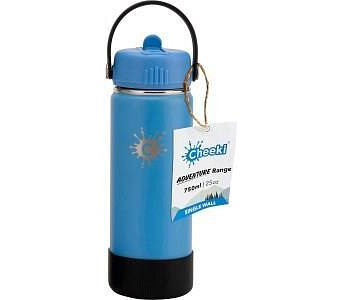 Cheeki Stainless Steel Bottle Adventure Azure 750ml