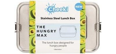 Cheeki Stainless Steel Lunch Box The Hungry Max 1200ml