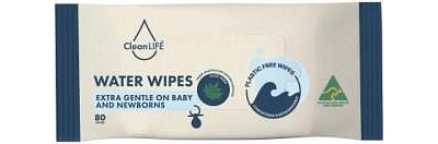 Cleanlife Water Plastic Free Wipes Extra Gentle Baby and Newborns 80pk