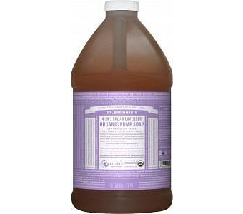 Dr Bronner's Organic Pump Soap Lavender 1.89L