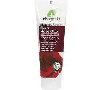 Dr Organic Face Scrub Rose Otto 125ml