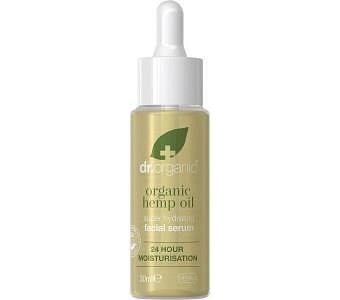 Dr Organic Facial Serum Organic Hemp Oil 30ml